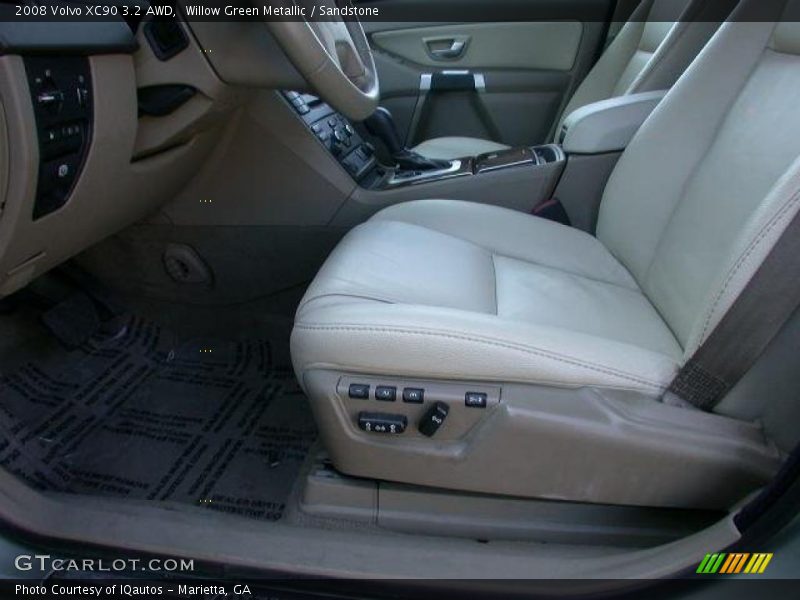 Willow Green Metallic / Sandstone 2008 Volvo XC90 3.2 AWD