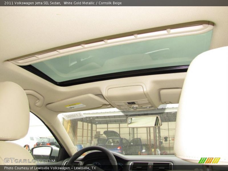 White Gold Metallic / Cornsilk Beige 2011 Volkswagen Jetta SEL Sedan