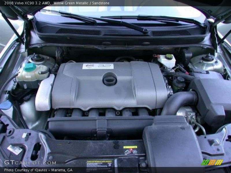 Willow Green Metallic / Sandstone 2008 Volvo XC90 3.2 AWD