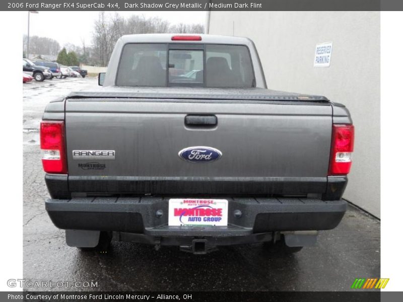 Dark Shadow Grey Metallic / Medium Dark Flint 2006 Ford Ranger FX4 SuperCab 4x4