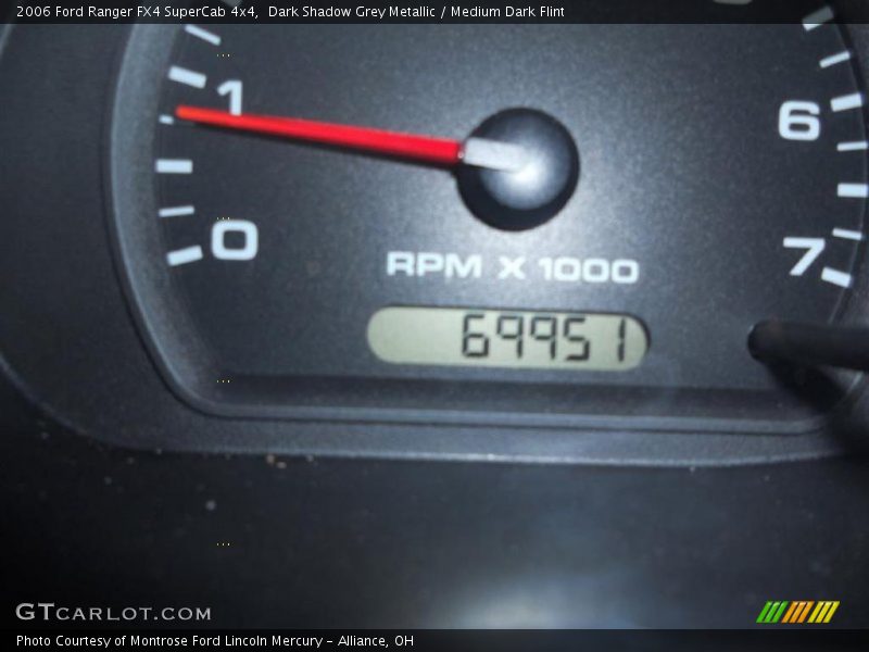 Dark Shadow Grey Metallic / Medium Dark Flint 2006 Ford Ranger FX4 SuperCab 4x4