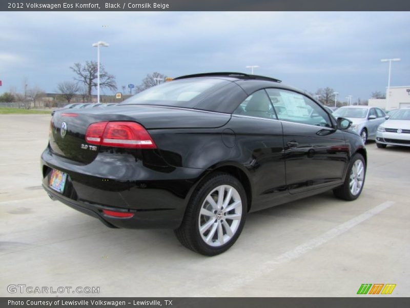 Black / Cornsilk Beige 2012 Volkswagen Eos Komfort