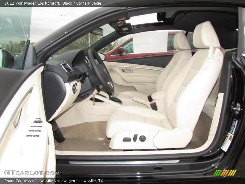Black / Cornsilk Beige 2012 Volkswagen Eos Komfort