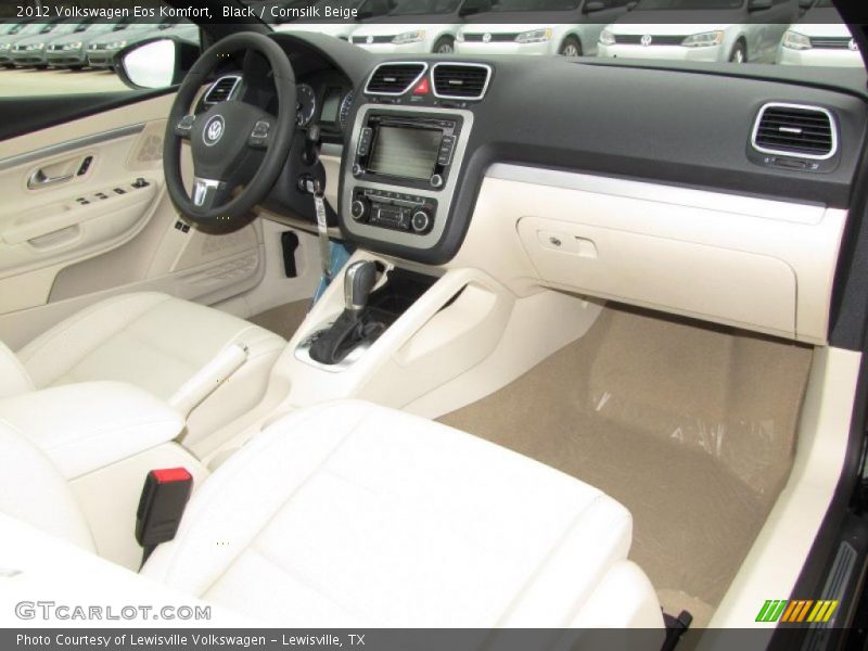 Black / Cornsilk Beige 2012 Volkswagen Eos Komfort