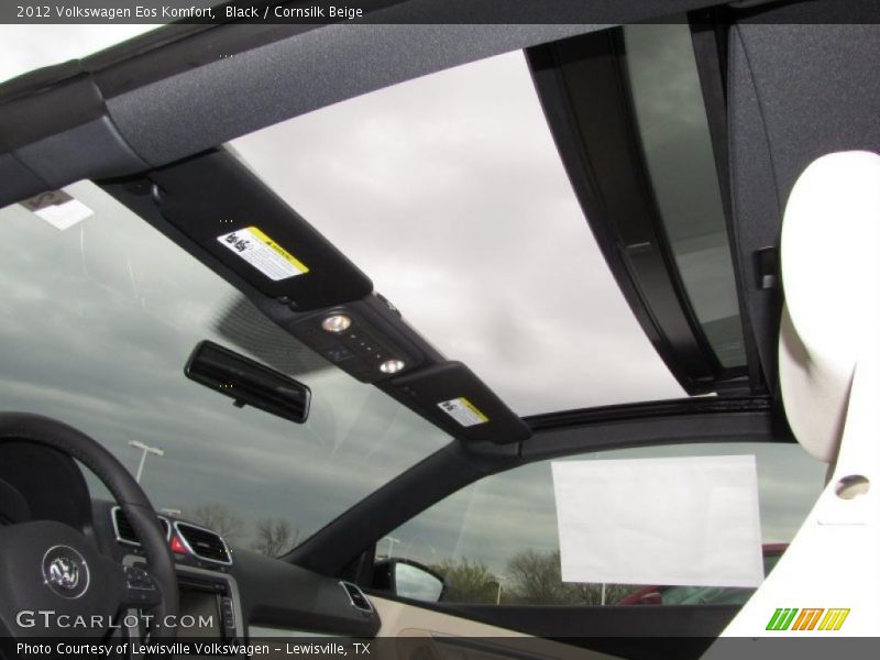 Sunroof of 2012 Eos Komfort