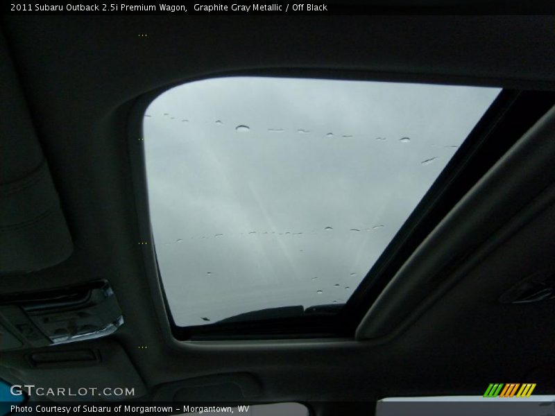 Graphite Gray Metallic / Off Black 2011 Subaru Outback 2.5i Premium Wagon