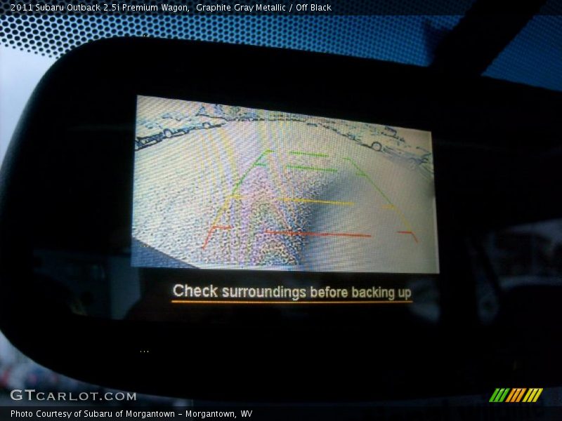Graphite Gray Metallic / Off Black 2011 Subaru Outback 2.5i Premium Wagon