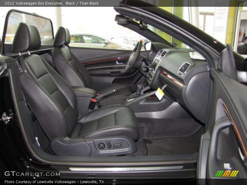  2012 Eos Executive Titan Black Interior