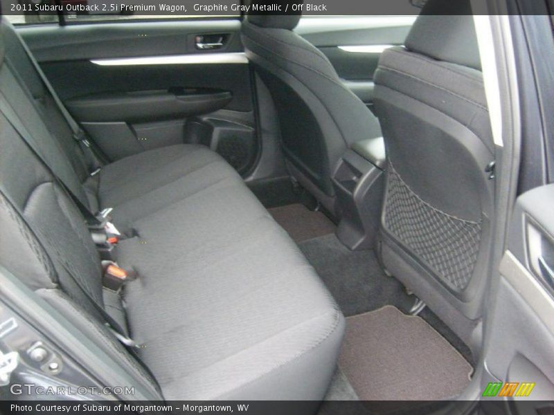 Graphite Gray Metallic / Off Black 2011 Subaru Outback 2.5i Premium Wagon