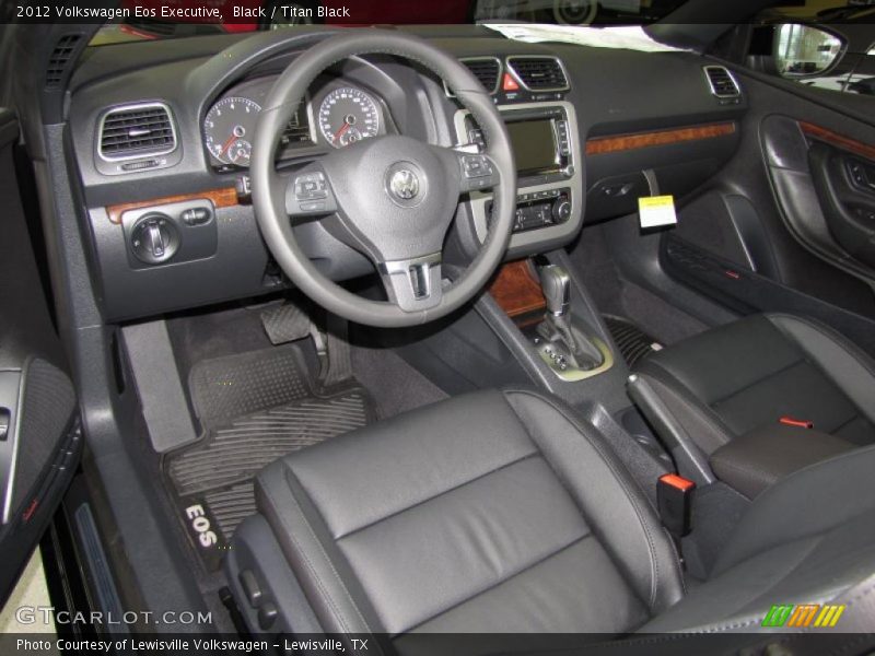  2012 Eos Executive Titan Black Interior