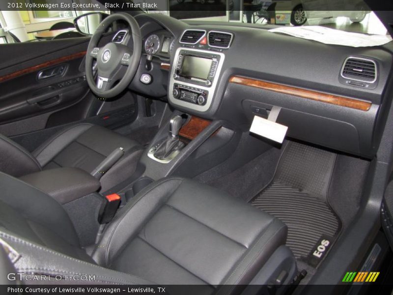  2012 Eos Executive Titan Black Interior