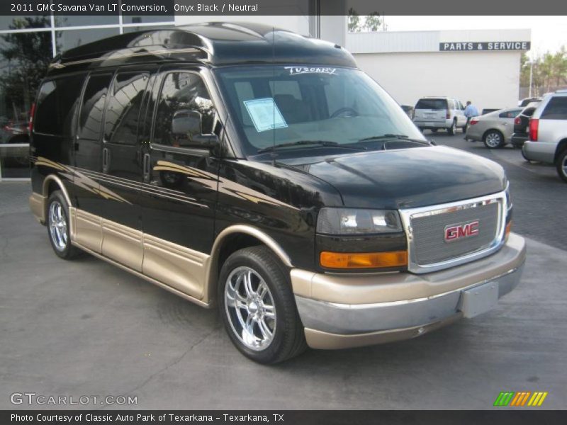 Onyx Black / Neutral 2011 GMC Savana Van LT Conversion