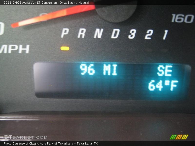 Onyx Black / Neutral 2011 GMC Savana Van LT Conversion