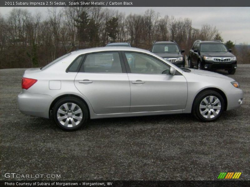 Spark Silver Metallic / Carbon Black 2011 Subaru Impreza 2.5i Sedan