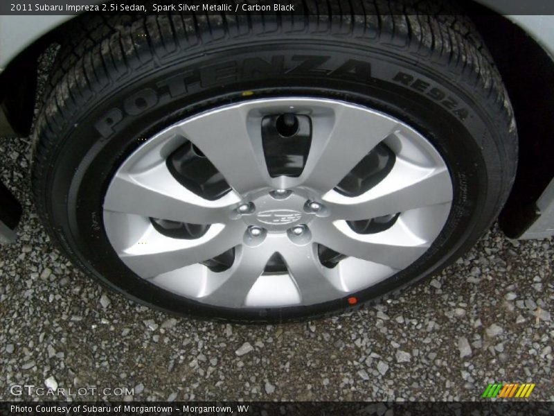 Spark Silver Metallic / Carbon Black 2011 Subaru Impreza 2.5i Sedan