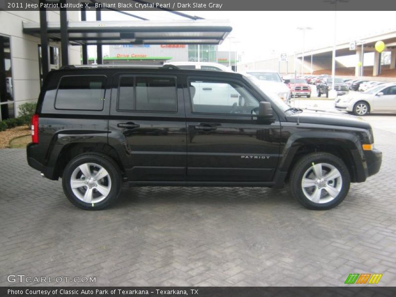 Brilliant Black Crystal Pearl / Dark Slate Gray 2011 Jeep Patriot Latitude X