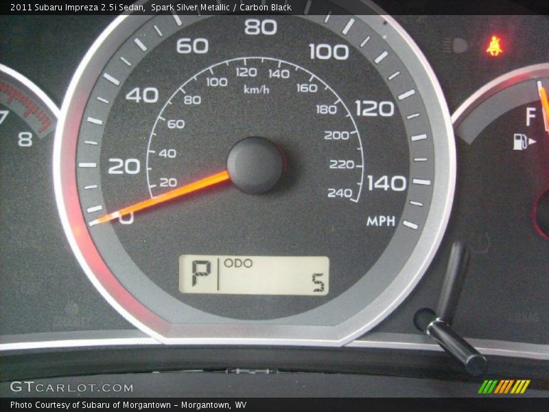 Spark Silver Metallic / Carbon Black 2011 Subaru Impreza 2.5i Sedan