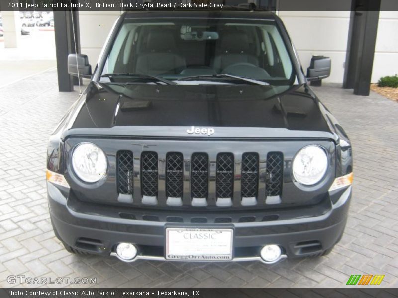 Brilliant Black Crystal Pearl / Dark Slate Gray 2011 Jeep Patriot Latitude X