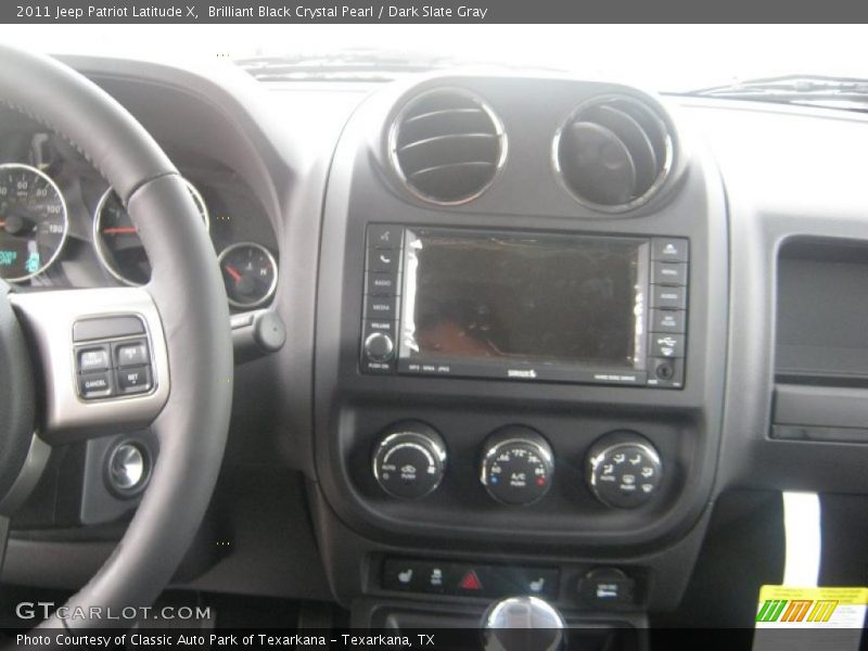 Brilliant Black Crystal Pearl / Dark Slate Gray 2011 Jeep Patriot Latitude X
