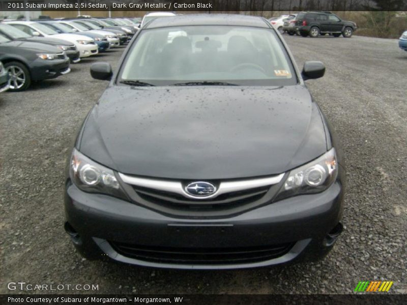 Dark Gray Metallic / Carbon Black 2011 Subaru Impreza 2.5i Sedan