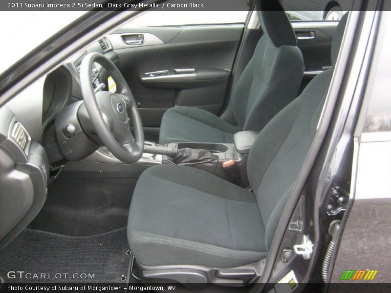  2011 Impreza 2.5i Sedan Carbon Black Interior