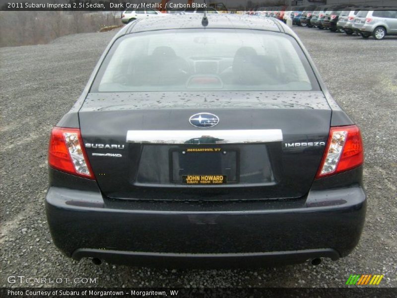 Dark Gray Metallic / Carbon Black 2011 Subaru Impreza 2.5i Sedan