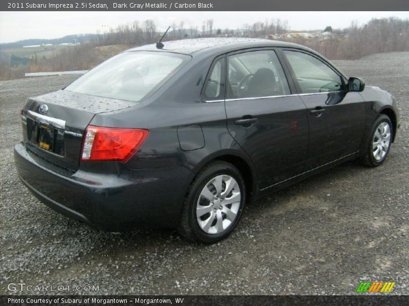 Dark Gray Metallic / Carbon Black 2011 Subaru Impreza 2.5i Sedan