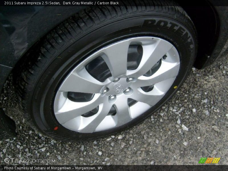 Dark Gray Metallic / Carbon Black 2011 Subaru Impreza 2.5i Sedan