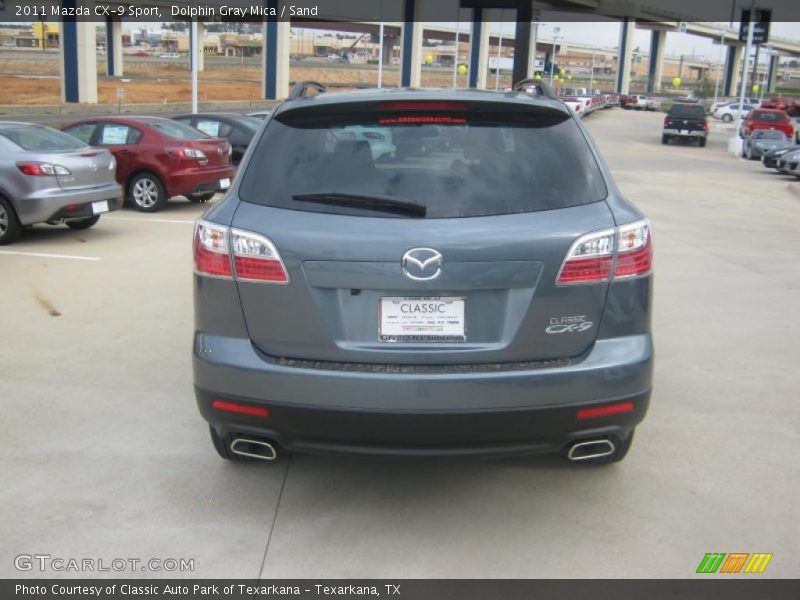 Dolphin Gray Mica / Sand 2011 Mazda CX-9 Sport
