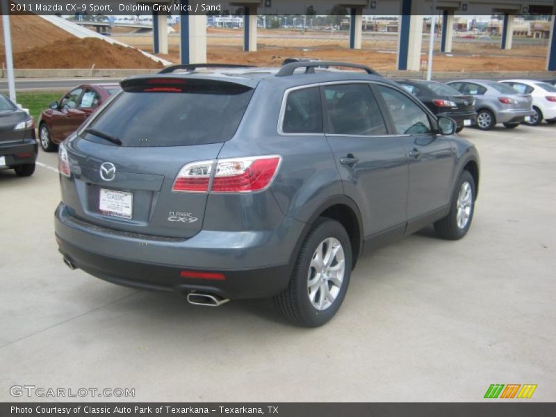 Dolphin Gray Mica / Sand 2011 Mazda CX-9 Sport