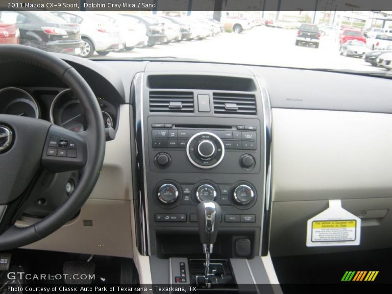 Dolphin Gray Mica / Sand 2011 Mazda CX-9 Sport