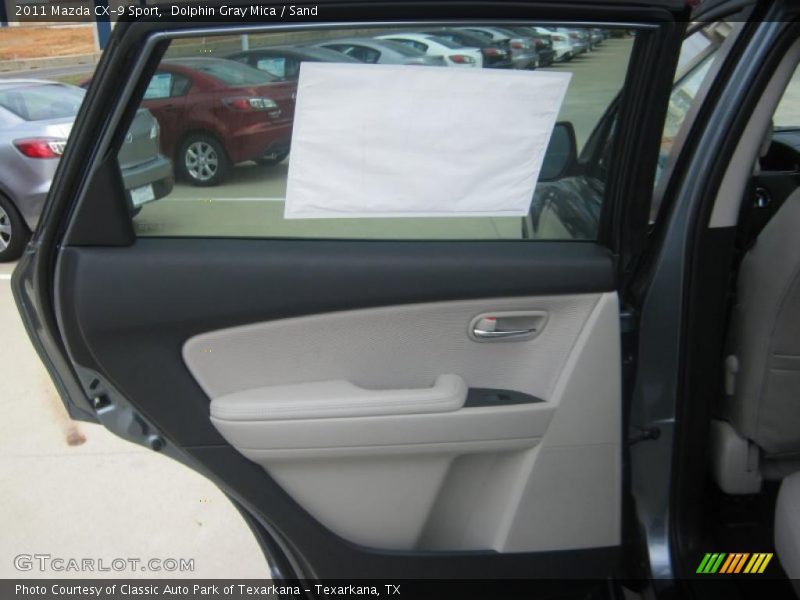 Dolphin Gray Mica / Sand 2011 Mazda CX-9 Sport