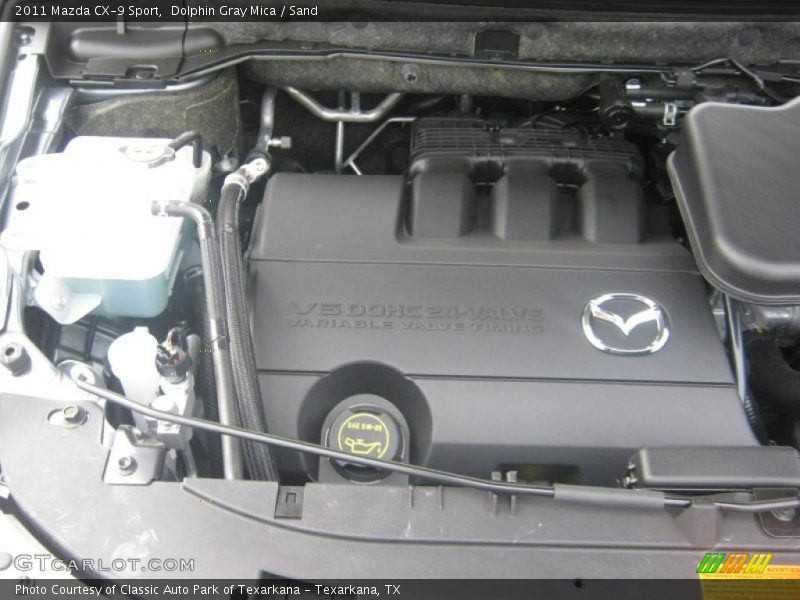 Dolphin Gray Mica / Sand 2011 Mazda CX-9 Sport