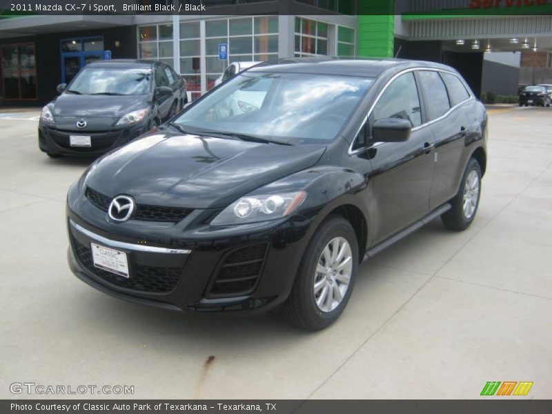 Brilliant Black / Black 2011 Mazda CX-7 i Sport