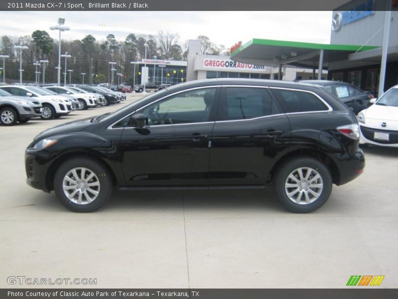 Brilliant Black / Black 2011 Mazda CX-7 i Sport