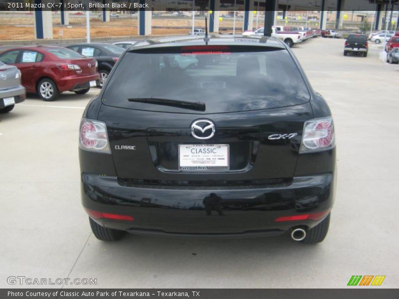 Brilliant Black / Black 2011 Mazda CX-7 i Sport