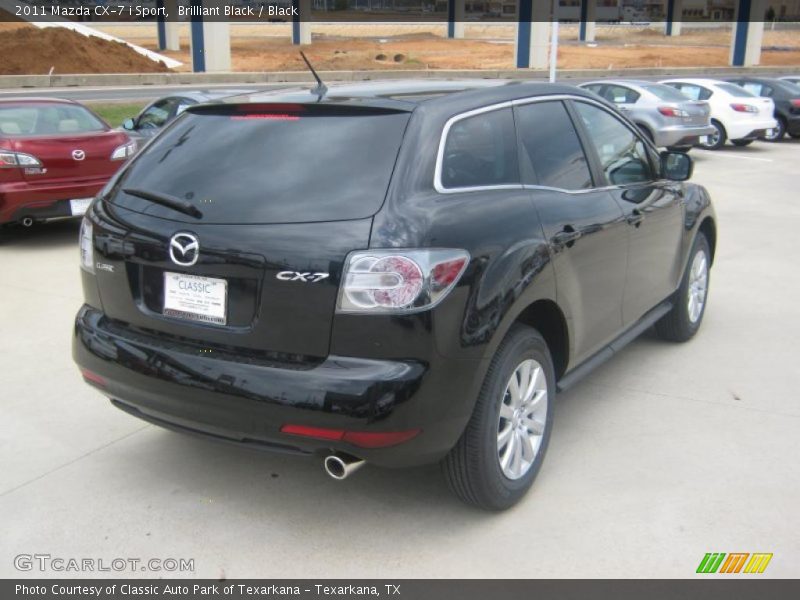 Brilliant Black / Black 2011 Mazda CX-7 i Sport