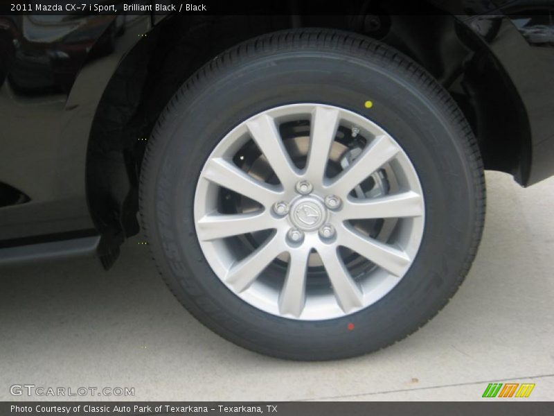 Brilliant Black / Black 2011 Mazda CX-7 i Sport