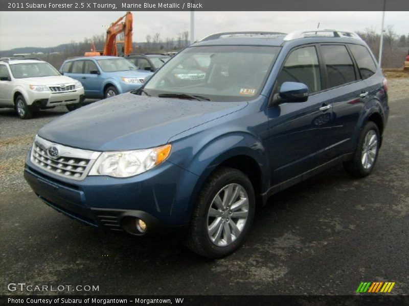Marine Blue Metallic / Black 2011 Subaru Forester 2.5 X Touring
