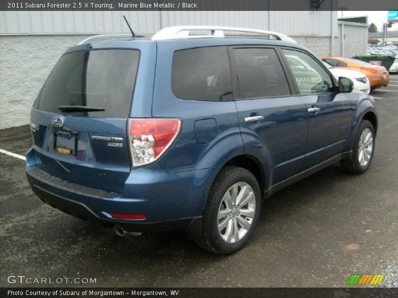 Marine Blue Metallic / Black 2011 Subaru Forester 2.5 X Touring