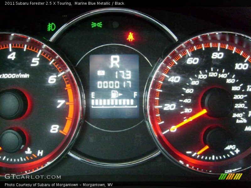 Marine Blue Metallic / Black 2011 Subaru Forester 2.5 X Touring