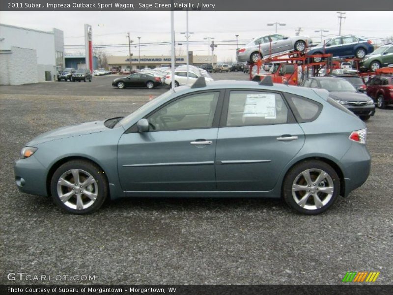  2011 Impreza Outback Sport Wagon Sage Green Metallic