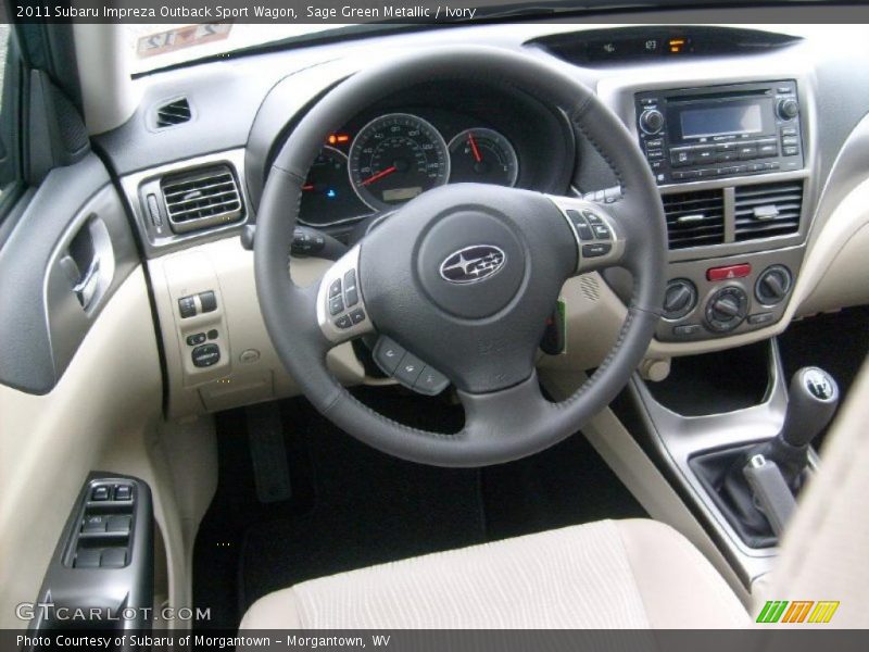 Dashboard of 2011 Impreza Outback Sport Wagon