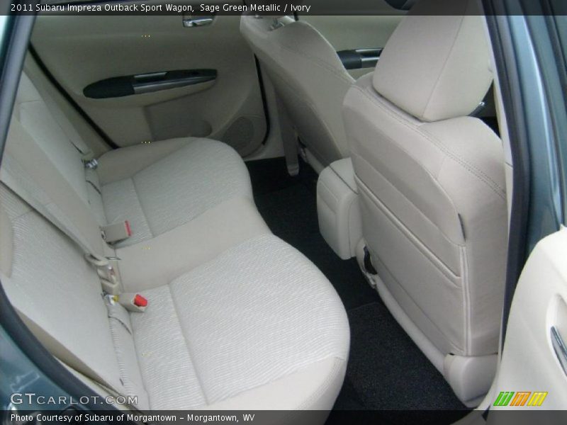Sage Green Metallic / Ivory 2011 Subaru Impreza Outback Sport Wagon