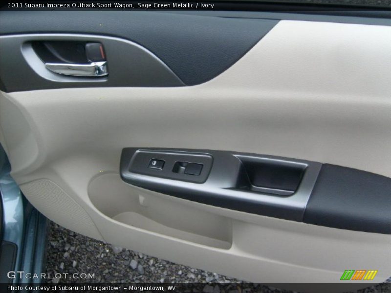Sage Green Metallic / Ivory 2011 Subaru Impreza Outback Sport Wagon