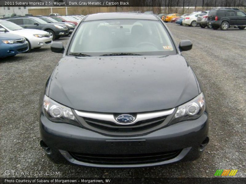 Dark Gray Metallic / Carbon Black 2011 Subaru Impreza 2.5i Wagon
