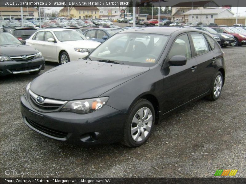 Dark Gray Metallic / Carbon Black 2011 Subaru Impreza 2.5i Wagon