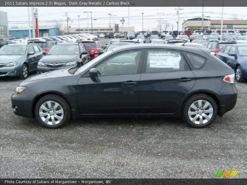 Dark Gray Metallic / Carbon Black 2011 Subaru Impreza 2.5i Wagon