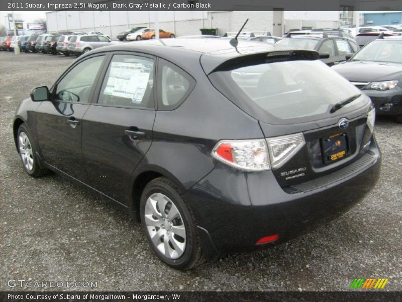 Dark Gray Metallic / Carbon Black 2011 Subaru Impreza 2.5i Wagon