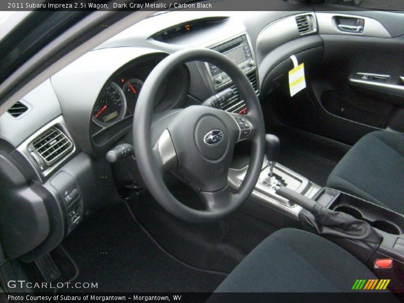 Dark Gray Metallic / Carbon Black 2011 Subaru Impreza 2.5i Wagon